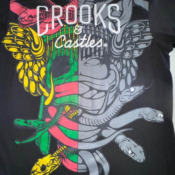 Crooks & Castles Medusa Head Graphic‎ Tee - Picture 2 of 4